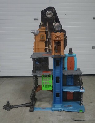 Batman Vs. Superman Playset 4 Foot Tall Ultimate Batcave Incomplete Mattel 2016