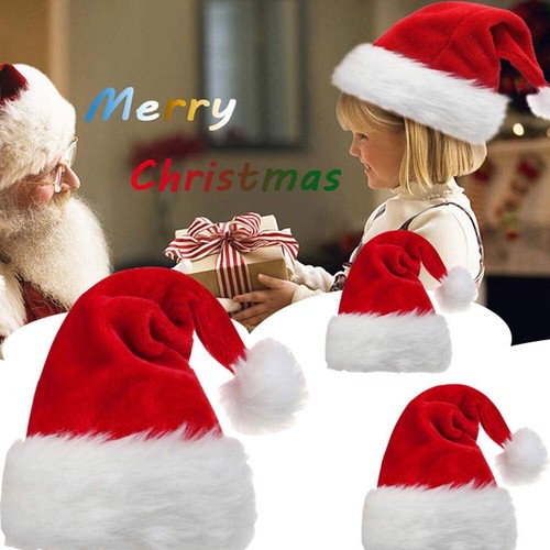 Christmas Santa Hat Santa Claus Children Adult Hat Cosplay Hat Festival Hat US - Picture 11 of 18