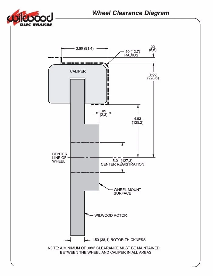 Wilwood Rear Big Brake Kit 2011-2019 Silverado 2500 3500 HD,15.5 Rotor,6 Piston - Image 3 of 4