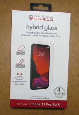 ZAGG Invisible Shield iPhone 11 Pro/Xs/X Hybrid Glass Screen Protector - Image 1 of 4