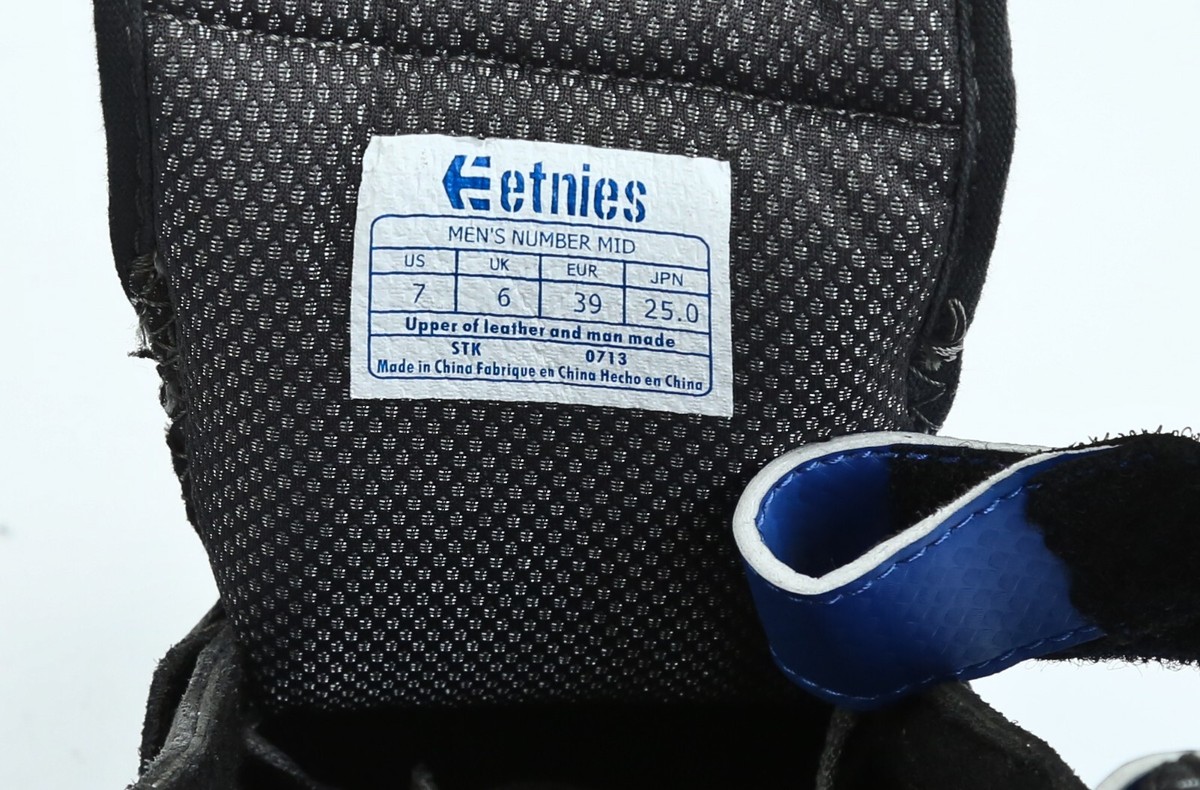 ETNIES NUMBER MID Skate Skateboard BMX Shoes Ross, Mens US 7