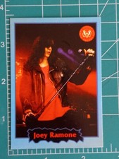 1997 Ultra Figus Argentina Rock Music Cards THE RAMONES JOEY RAMONE CARD