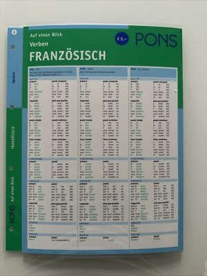 PONS Verben auf einen Blick. Französisch von Froget... | Übersicht | sehr gut