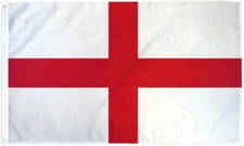 Flag of England 3x5 ft St George's Cross Red White English National Banner Saint