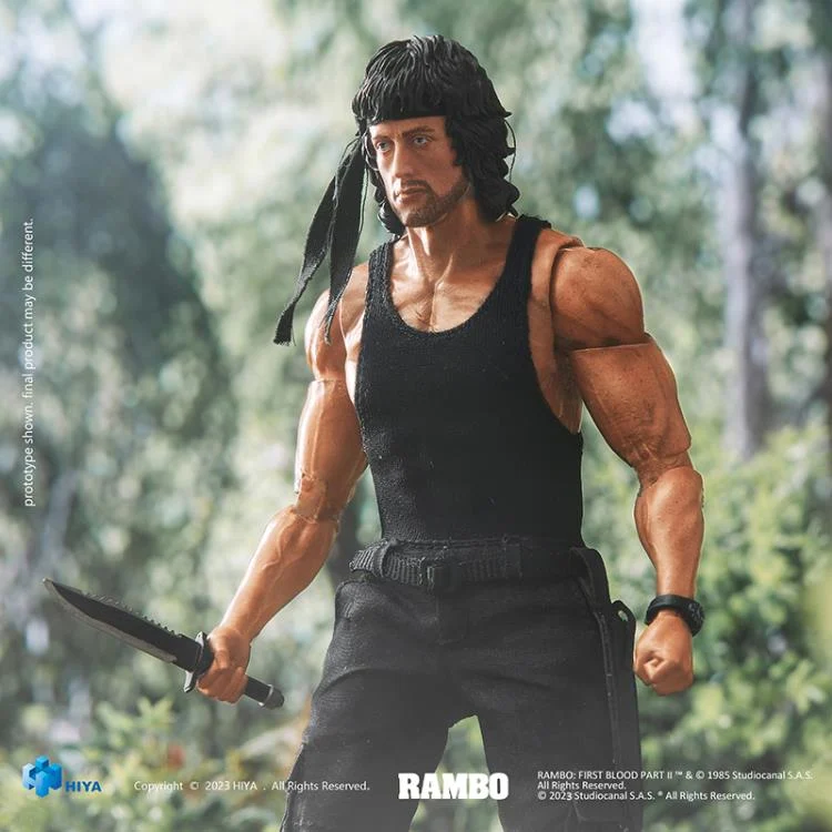 Rambo: First Blood Pt. II Exquisite Super Series Rambo 1:12 Scale