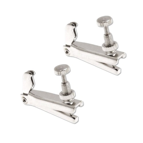 4-Pack Violin Fine Tuners: Sleek Silvery Design, Fit 3/4 and 4/4 Violins - Picture 2 of 4