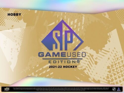 2021-22 Upper Deck SP jeu de hockey d'occasion boîte de passe-temps scellée - Photo 2 sur 10