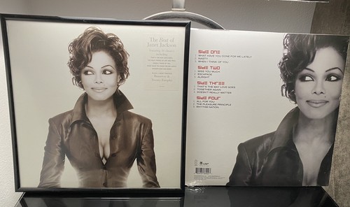 Janet Jackson Design Of A Decade 1986-1996 LP vinyl record Used RARE Janet #1’s - Picture 4 of 10