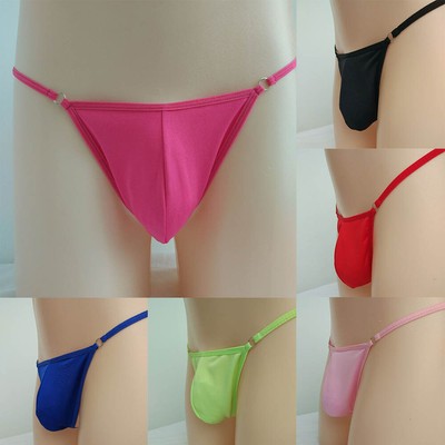 Sexy Männer Sport Bikini Strings Trickers T-Back Höhen Slips G-String- ︴