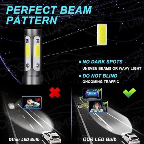 Faros LED luz antiniebla de haz alto bajo para Suzuki SX4 2007 2008-2013 blanco 4x - Imagen 4 de 20