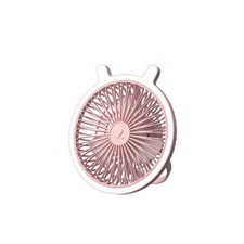Portable 3-Speed Mini USB Clip-On Desk Fan with LED Lamp