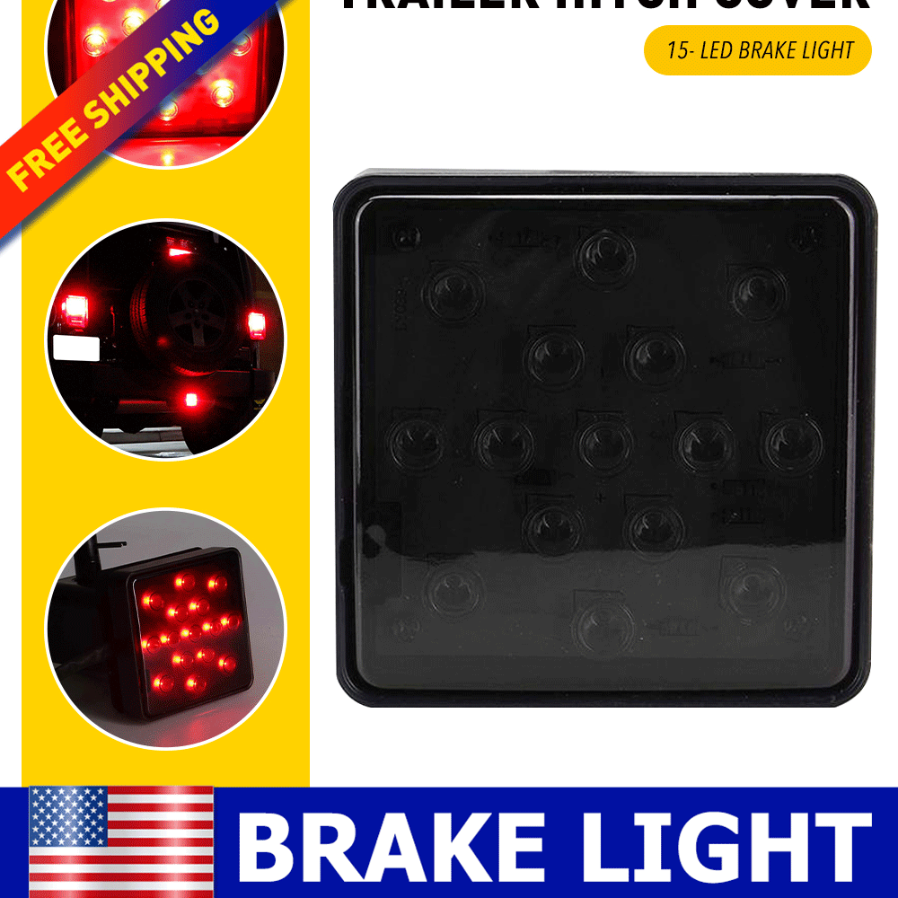 Red LED Trailer Stop Brake Tail Light for RVs Trucks Campers Semi-image