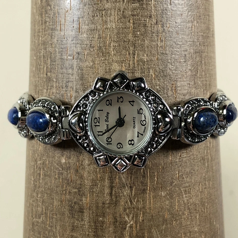 Reloj Fred Belay Mujer Vestido Lapislázuli Plata Pulsera Cuarzo 25mm 7 1/4" Foto 2 de 4