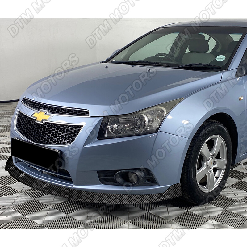 For 11-14 Chevy Cruze Carbon Painted Front Bumper Lip Body Kit