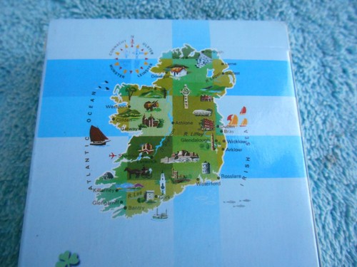 IRELAND SOUVENIR PLAYING CARDS BY JOHN HINDE NEW SEALED SET IN ORIGINAL BOX! - Picture 6 of 11