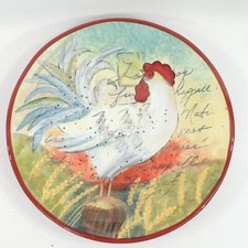 Discontinued Certified Intl Le Rooster Dinnerware by Susan Winget