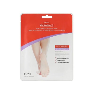 JIGOTT Vita Solution 12 Brightening Foot Care Pack 1Pack (10ml x 2ea) K-Beauty