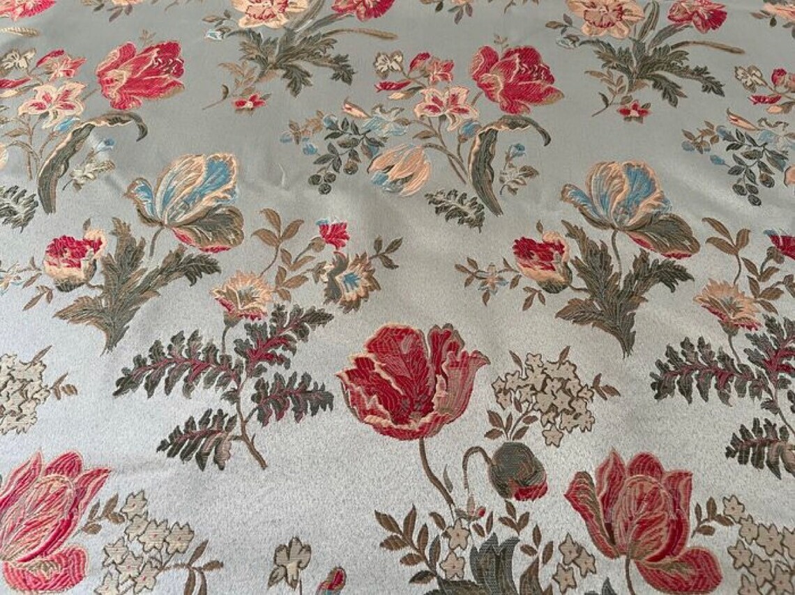 Damascus fabric STYLE San Leucio Printed Fabric, Italian Fabric 50x280cm