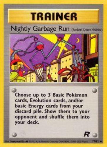 1x Nightly Garbage Run - 77/82 - Uncommon - Unlimited Edition NM-Mint Pokemon G1 - Picture 1 of 1