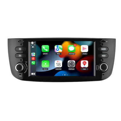 For 2012-2015 Fiat Linea Punto Radio Apple CarPlay Android 13 Car Stereo GPS BT