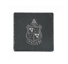 Delta Chi (&Delta;&Chi;) Fraternity Slate Coaster