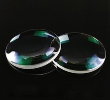 2pcs K9 Optical Glass 42mm Biconvex Lens Focal Length 65mm DIY VR Lens w Coating