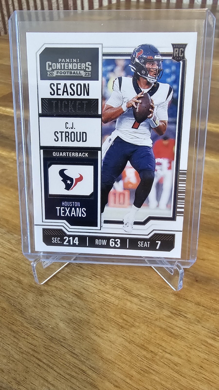 2023 Panini Contenders CJ Stroud Season Ticket #40 Houston Texans Rookie MINT