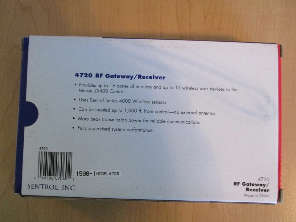 Sentrol 4720 16 Zone Wireless RF Gateway/Receiver **New** - Image 2 of 2
