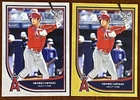 🔥2018 Topps Big League BB SHOHEI OHTANI 2-Card Lot🔥Base & GOLD RC🔥LA Angels🔥