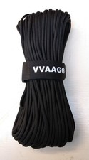 Utility Paracord Rope 100FT Heavy Duty 12 Strand Outdoor Survival Cord Black New