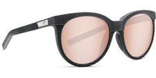 Costa Victoria Sunglasses, Net Gray/Gray Rubber Frame, Copper Silver Mirror Glas