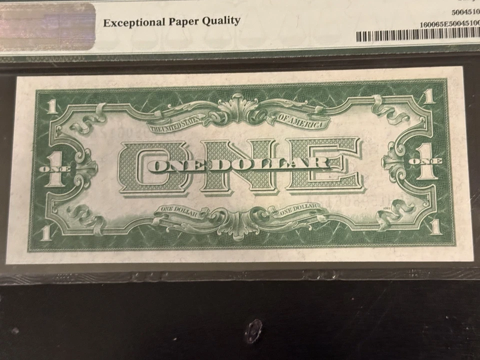 1928 $1 Silver Certificate PMG 65 EPQ Fr.1600 HA Block Tate Mellon GEM UNC - Image 3 of 4