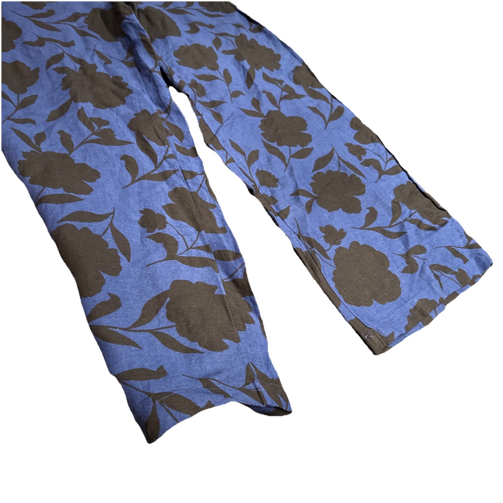 🌻 Kate Spade New York x Target Women Jumpsuit Linen Classic Rose Blue Size 2 🆕 thumbnail 4