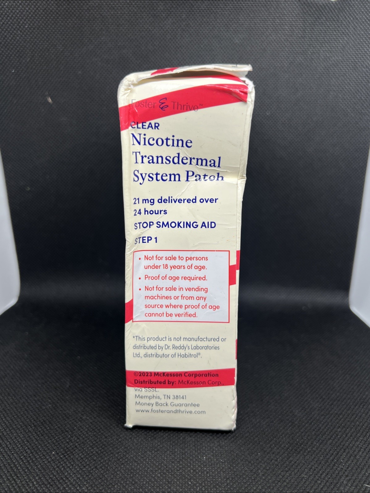 Foster & Thrive Nicotine Transdermal System Patch 21mg 14 Patches (2 Boxes)