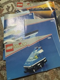 Lego 4561 System 9V Train Railway Express Instructions Box Works