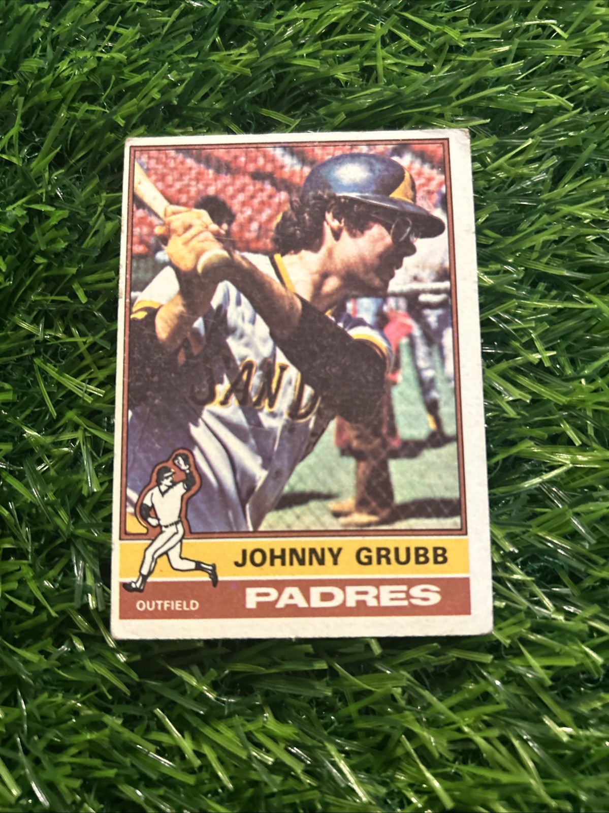 1976 Topps - JOHNNY GRUBB #422 - San Diego Padres C24