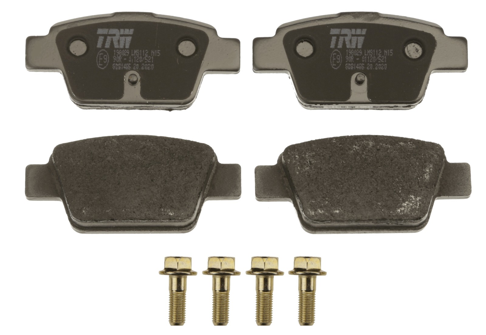 Für TRW GDB1485 BRAKE PAD SET, DISC BRAKE