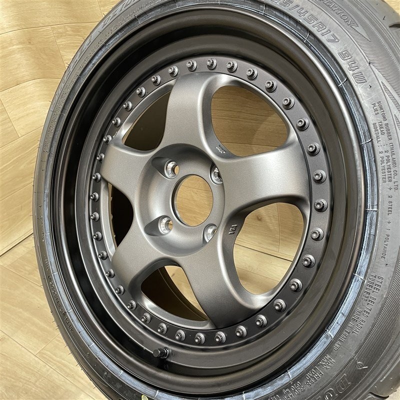 WORK Meister S1 3P 17” Wheels 7J+29 8J+41 4x114.3 NO TIRE Set of 4