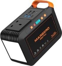 Portable Power Station 26,400mAh Backup Power Bank with AC Plug Socket 120W Max 
