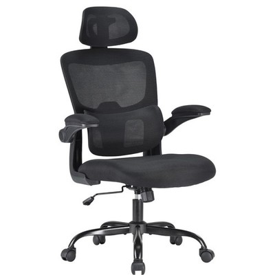 Schreibtisch PC Stuhl Ergonomisch Bürostuhl Office Chair Kopfstütze Lendenstütze