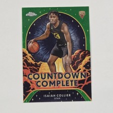 2024-25 Topps Chrome - Countdown Complete Isaiah Collier #CC-23 Green Topps
