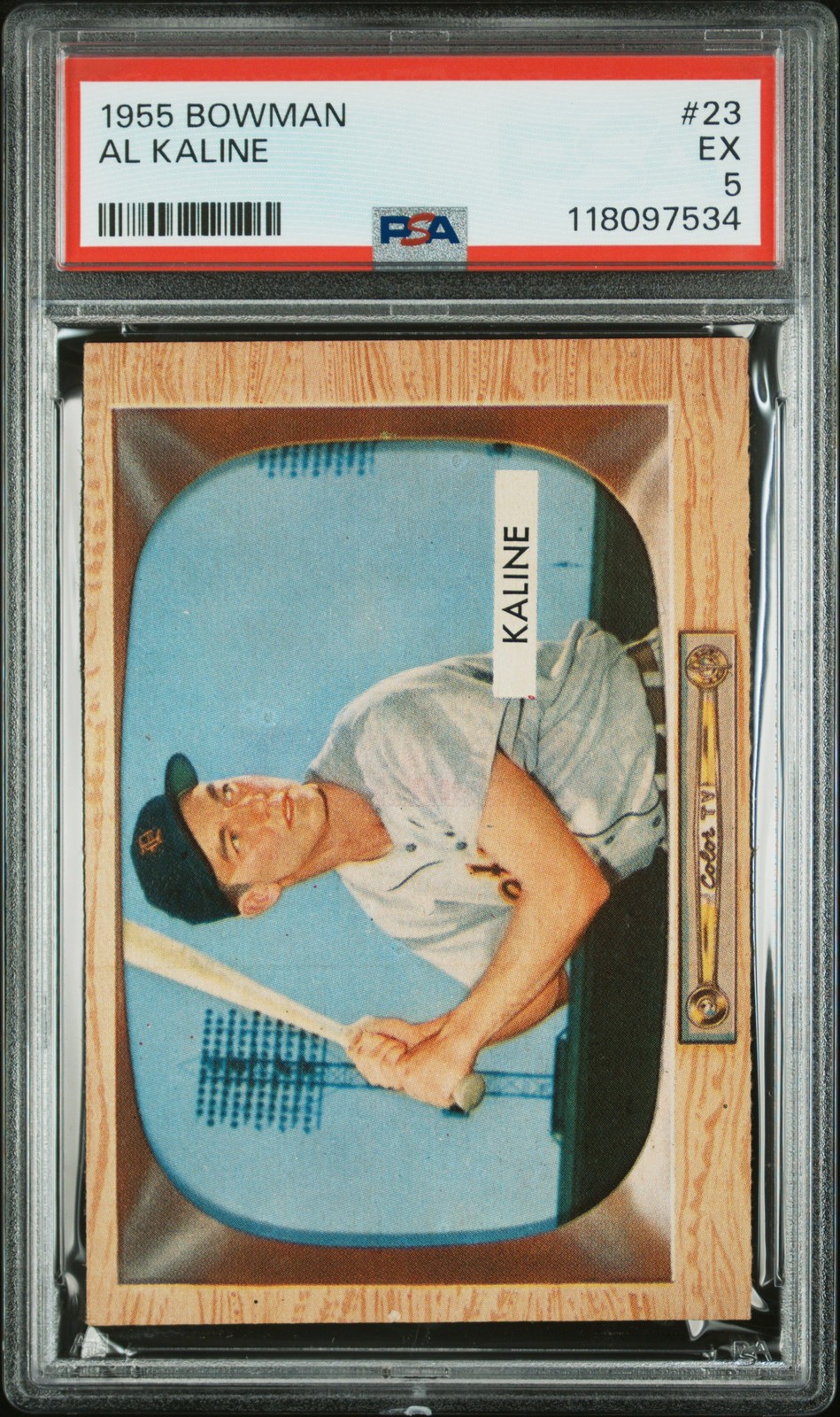 1955 BOWMAN #23 AL KALINE PSA 5