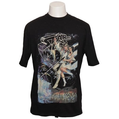 ASOS Design, T-shirt, Größe: XXS, Schwarz/Mehrfarbig, Baumwolle, Print #vgR