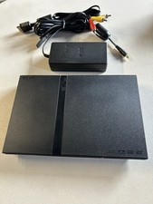 PS2 PlayStation Slim System Console Model 77001 - New Clock Battery Installed