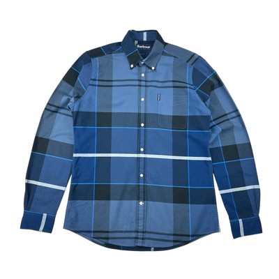 Barbour Sutherland Tartan Shirt Mens Small Button Down Tailored