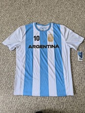 Argentina World Cup 2026 Messi #10 Jersey Officially Licensed Large