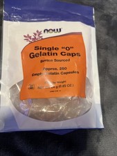 Now Foods Single O Gelatin Caps