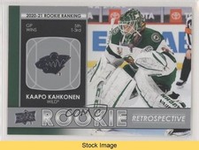 2021-22 Upper Deck Series 1 Rookie Retrospective Kaapo Kahkonen #RR-10 READ 1a9z