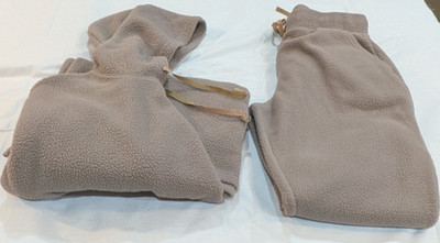 Ugg Women s KOOLABURRA WARM 2 PC.  SET HOODED TAUPE PULLOVER SZ XL, PANTS SZ M