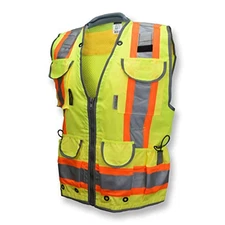Radians SV55 Class 2 Heavy Woven Two Tone Woven/Mesh Engineer Vest Hi-Vis